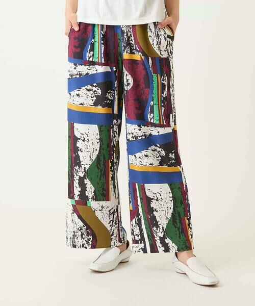 HIROKO BIS GRANDE / ヒロコビス グランデ その他パンツ | 【大きいサイズ】アートパネルデザインワイドパンツ | 詳細11