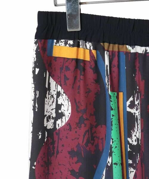 HIROKO BIS GRANDE / ヒロコビス グランデ その他パンツ | 【大きいサイズ】アートパネルデザインワイドパンツ | 詳細3