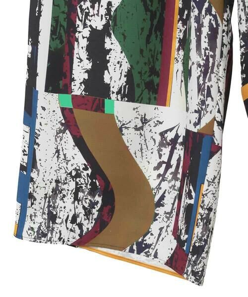 HIROKO BIS GRANDE / ヒロコビス グランデ その他パンツ | 【大きいサイズ】アートパネルデザインワイドパンツ | 詳細4