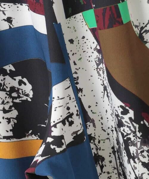 HIROKO BIS GRANDE / ヒロコビス グランデ その他パンツ | 【大きいサイズ】アートパネルデザインワイドパンツ | 詳細5