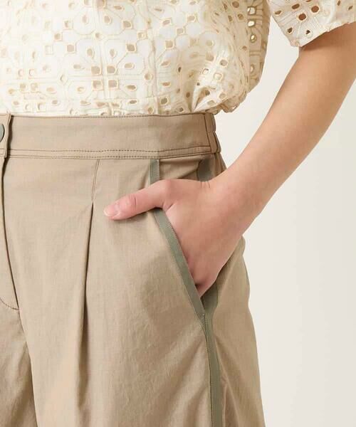HIROKO BIS GRANDE / ヒロコビス グランデ その他パンツ | 【大きいサイズ】リネンライクイージーワイドパンツ | 詳細4