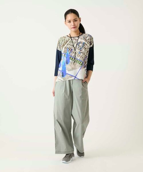 HIROKO BIS GRANDE / ヒロコビス グランデ その他パンツ | 【大きいサイズ】リネンライクイージーワイドパンツ | 詳細14