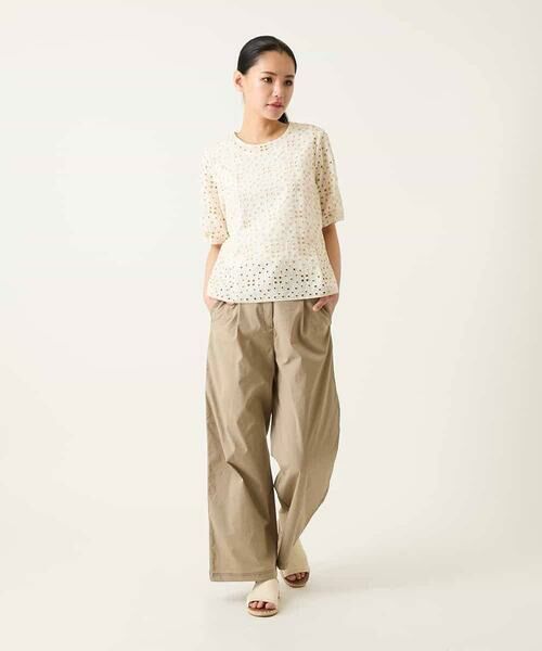 HIROKO BIS GRANDE / ヒロコビス グランデ その他パンツ | 【大きいサイズ】リネンライクイージーワイドパンツ | 詳細25