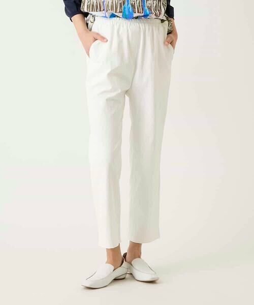 HIROKO BIS GRANDE / ヒロコビス グランデ ショート・ハーフ・半端丈パンツ | 【大きいサイズ】ボディシェルテーパードイージーパンツ | 詳細13