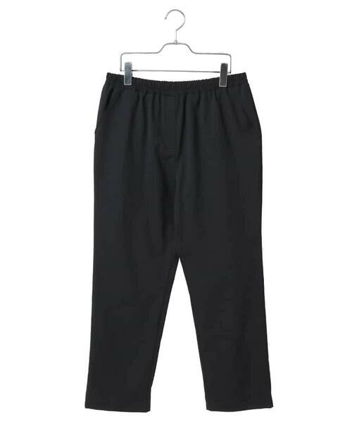 HIROKO BIS GRANDE / ヒロコビス グランデ ショート・ハーフ・半端丈パンツ | 【大きいサイズ】ボディシェルテーパードイージーパンツ（ブラック）