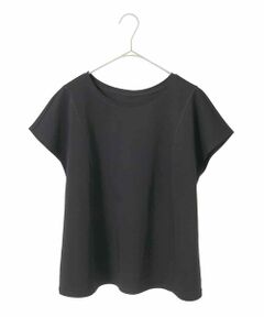 HIROKO BIS GRANDE / ヒロコビス グランデ カットソー | 【大きいサイズ】フレンチスリーブコットンカットソー