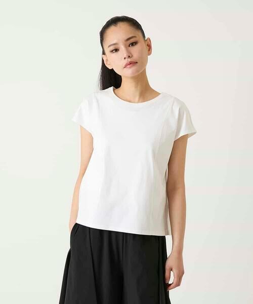 HIROKO BIS GRANDE / ヒロコビス グランデ カットソー | 【大きいサイズ】フレンチスリーブコットンカットソー | 詳細10