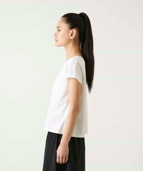 HIROKO BIS GRANDE / ヒロコビス グランデ カットソー | 【大きいサイズ】フレンチスリーブコットンカットソー | 詳細7