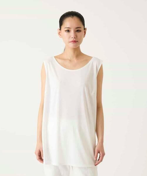 HIROKO BIS GRANDE / ヒロコビス グランデ タンクトップ | 【大きいサイズ】ベーシックインナーチュニックタンクトップ | 詳細6