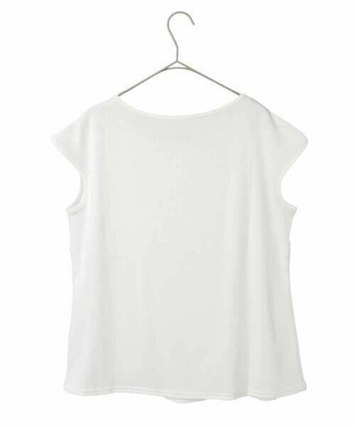 HIROKO BIS GRANDE / ヒロコビス グランデ カットソー | 【大きいサイズ】キャップスリーブデザインカットソー | 詳細1