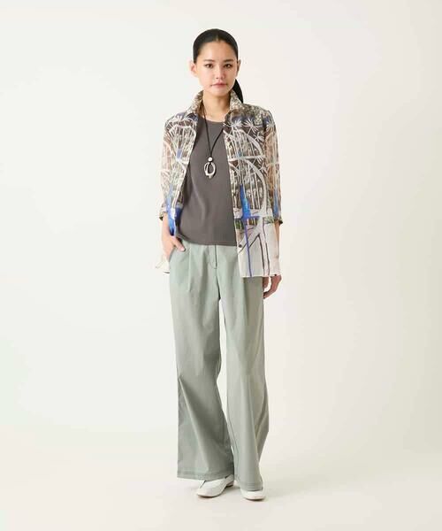 HIROKO BIS GRANDE / ヒロコビス グランデ カットソー | 【大きいサイズ】キャップスリーブデザインカットソー | 詳細11