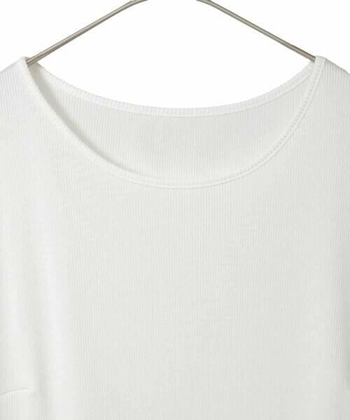 HIROKO BIS GRANDE / ヒロコビス グランデ カットソー | 【大きいサイズ】キャップスリーブデザインカットソー | 詳細2