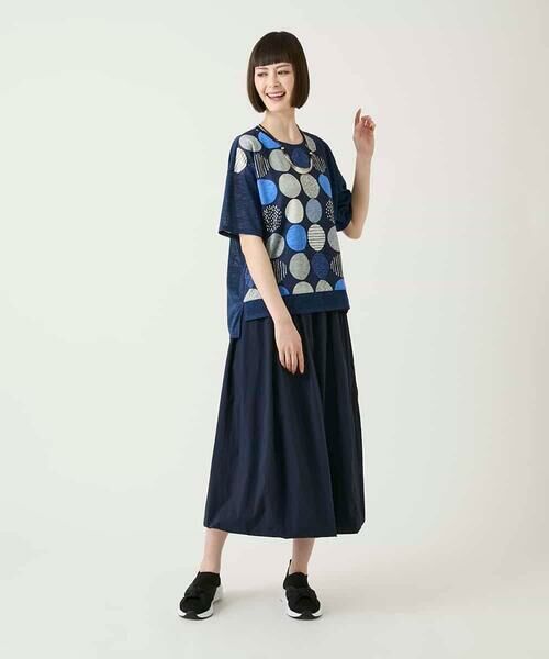 HIROKO BIS GRANDE / ヒロコビス グランデ カットソー | カラフルパターンドットTシャツ | 詳細15