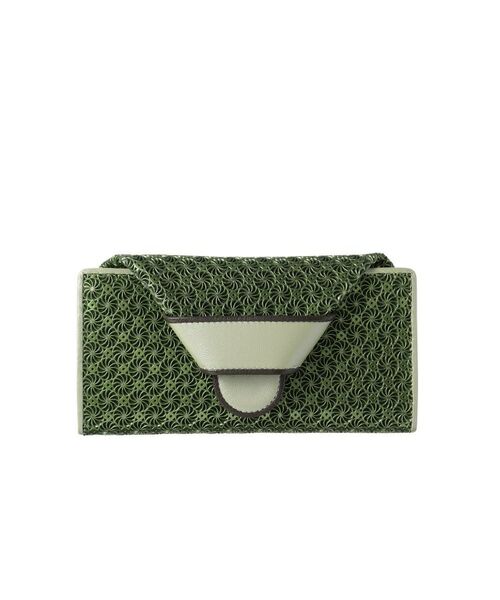 HIROKO HAYASHI / ヒロコハヤシ 財布・コインケース・マネークリップ | 【数量限定】GIRASOLE CIOCCOLATA（ジラソーレ チョコラータ）長財布ミニ（グリーン(524)）