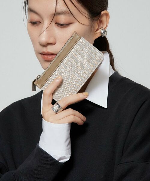 HIROKO HAYASHI / ヒロコハヤシ 財布・コインケース・マネークリップ | DAMASCO（ダマスコ）フラグメントケース（ライトグレー(005)）