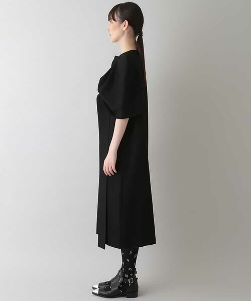 HIROKO KOSHINO / ヒロココシノ ドレス | 【日本製】ドライウールロングドレス | 詳細2