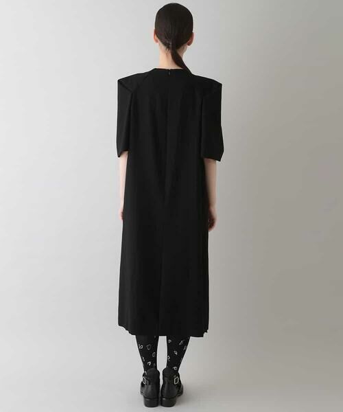 HIROKO KOSHINO / ヒロココシノ ドレス | 【日本製】ドライウールロングドレス | 詳細3