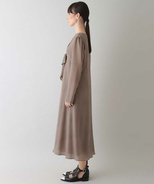 HIROKO KOSHINO / ヒロココシノ ドレス | 【日本製】サークルプリントロングドレス | 詳細1