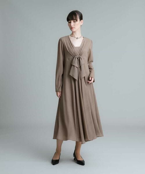 HIROKO KOSHINO / ヒロココシノ ドレス | 【日本製】サークルプリントロングドレス | 詳細8