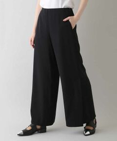 HIROKO KOSHINO / ヒロココシノ その他パンツ | 【洗える/日本製】ストレッチワイドパンツ
