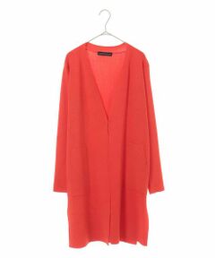 HIROKO KOSHINO / ヒロココシノ カーディガン・ボレロ | 【日本製】リブニットロングカーディガン