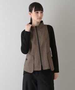 HIROKO KOSHINO / ヒロココシノ ベスト | 【洗濯機で洗える】ギンガムパターンベスト