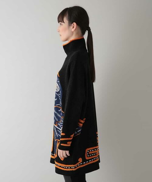 HIROKO KOSHINO / ヒロココシノ ニット・セーター | 【日本製】アートジャガードニット | 詳細1