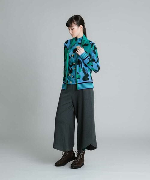 HIROKO KOSHINO / ヒロココシノ ニット・セーター | 【日本製】レーヨンフィットジャカードニットプルオーバー | 詳細10