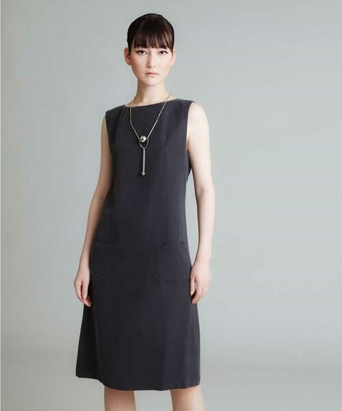 HIROKO KOSHINO / ヒロココシノ ドレス | 【日本製】レイヤードデザインドレス | 詳細1