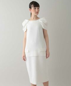 HIROKO KOSHINO / ヒロココシノ ロング・マキシ丈ワンピース | 【日本製】コクーンデザインドレス