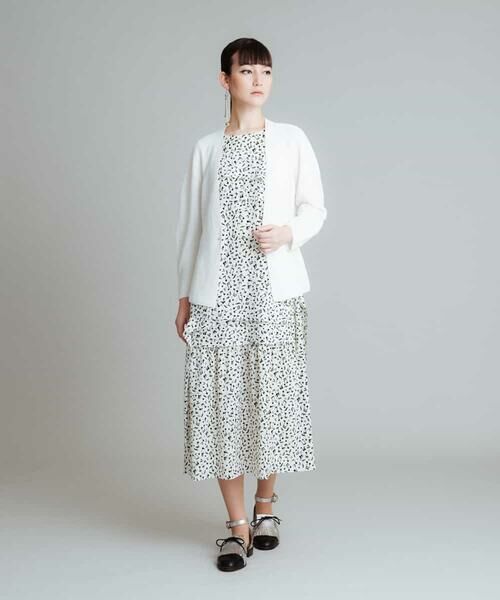 HIROKO KOSHINO / ヒロココシノ ドレス | 【日本製】小付き音符アートワンピース | 詳細10