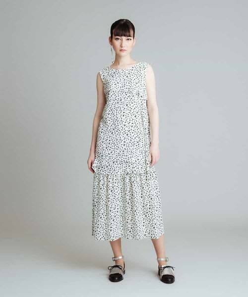 HIROKO KOSHINO / ヒロココシノ ドレス | 【日本製】小付き音符アートワンピース | 詳細9
