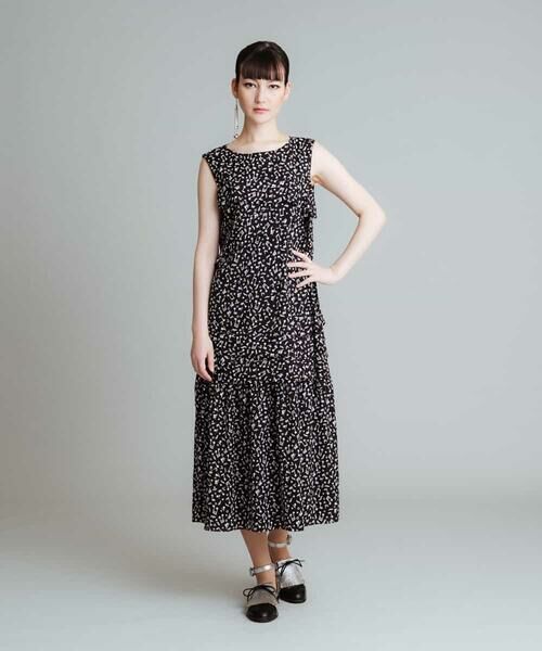 HIROKO KOSHINO / ヒロココシノ ドレス | 【日本製】小付き音符アートワンピース | 詳細11