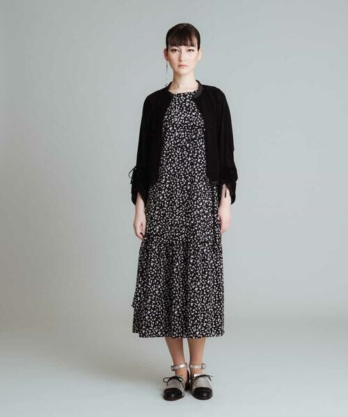 HIROKO KOSHINO / ヒロココシノ ドレス | 【日本製】小付き音符アートワンピース | 詳細12