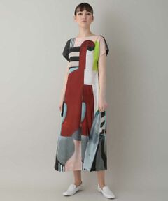 HIROKO KOSHINO / ヒロココシノ ドレス | 【日本製】アートプリントドレス