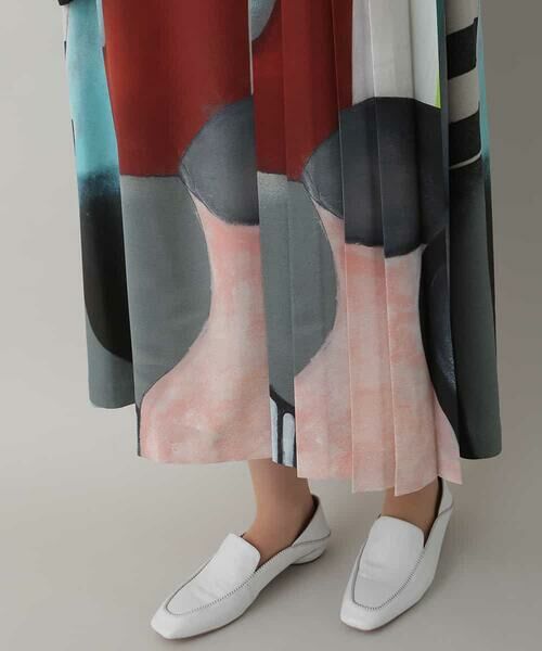 HIROKO KOSHINO / ヒロココシノ ドレス | 【日本製】アートプリントドレス | 詳細8