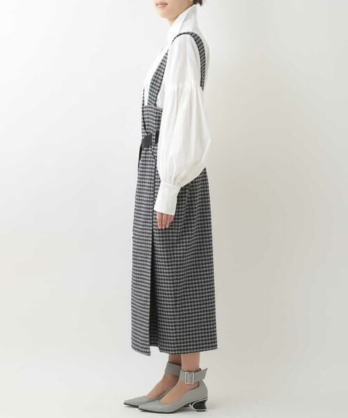 HIROKO KOSHINO / ヒロココシノ ドレス | 【日本製】先染めチェックドレス | 詳細3