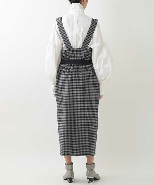 HIROKO KOSHINO / ヒロココシノ ドレス | 【日本製】先染めチェックドレス | 詳細4
