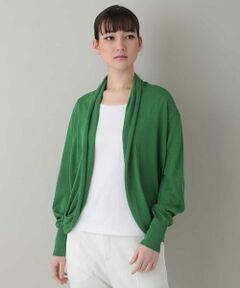 HIROKO KOSHINO / ヒロココシノ カーディガン・ボレロ | 【日本製】ドレープニットボレロ