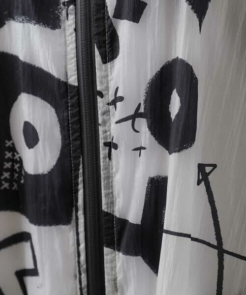 HIROKO KOSHINO / ヒロココシノ パーカー | 【洗濯機で洗える】ロゴ柄ナイロンロングパーカー | 詳細8