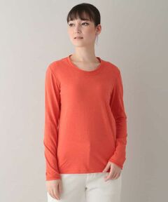 HIROKO KOSHINO / ヒロココシノ カットソー | 【洗濯機で洗える/日本製】コットンガーゼロングTシャツ