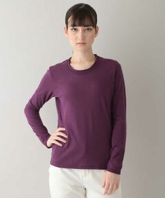 HIROKO KOSHINO / ヒロココシノ カットソー | 【洗濯機で洗える/日本製】コットンガーゼロングTシャツ