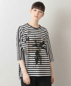 HIROKO KOSHINO / ヒロココシノ カットソー | 【洗濯機で洗える】コットンボーダーカットソー