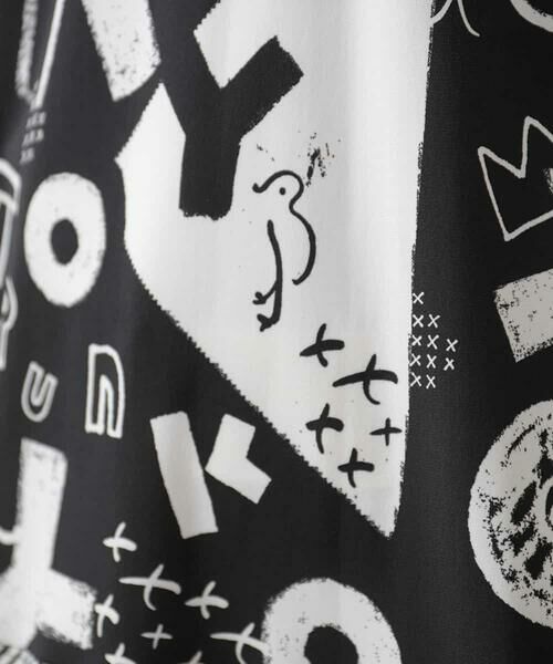 HIROKO KOSHINO / ヒロココシノ カットソー | 【洗える/日本製】ロゴ柄7分袖Tシャツ | 詳細7