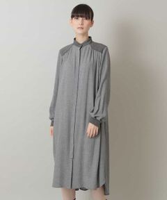 【日本製】ロングシャツワンピース