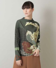 HIROKO KOSHINO / ヒロココシノ カットソー | 【洗える】コラージュプリントプルオーバー