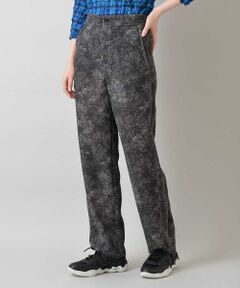 HIROKO KOSHINO / ヒロココシノ その他パンツ | 【日本製】デニム風プリントセミワイドパンツ