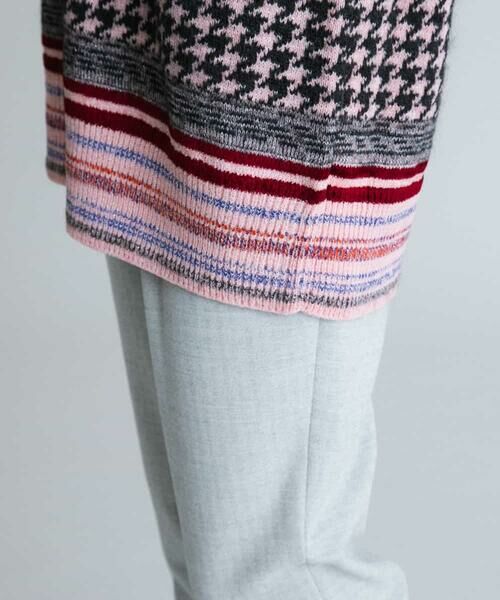 HIROKO KOSHINO / ヒロココシノ ニット・セーター | 【日本製】チェックジャカードニット | 詳細6