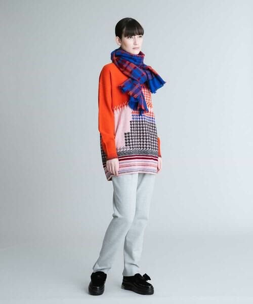 HIROKO KOSHINO / ヒロココシノ ニット・セーター | 【日本製】チェックジャカードニット | 詳細8