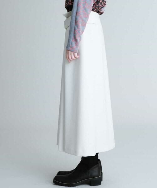 HIROKO KOSHINO / ヒロココシノ ロング・マキシ丈スカート | 【日本製】ラップ風デザインスカート | 詳細1